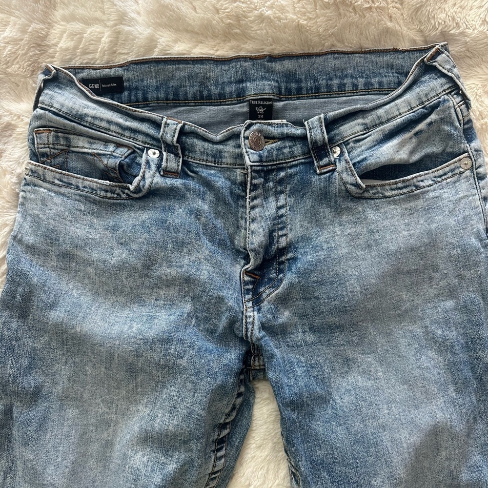 True Religion Geno Straight Denim Jeans size 34 - Picture 5 of 11